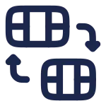 Video Frame Replace SVG Icon